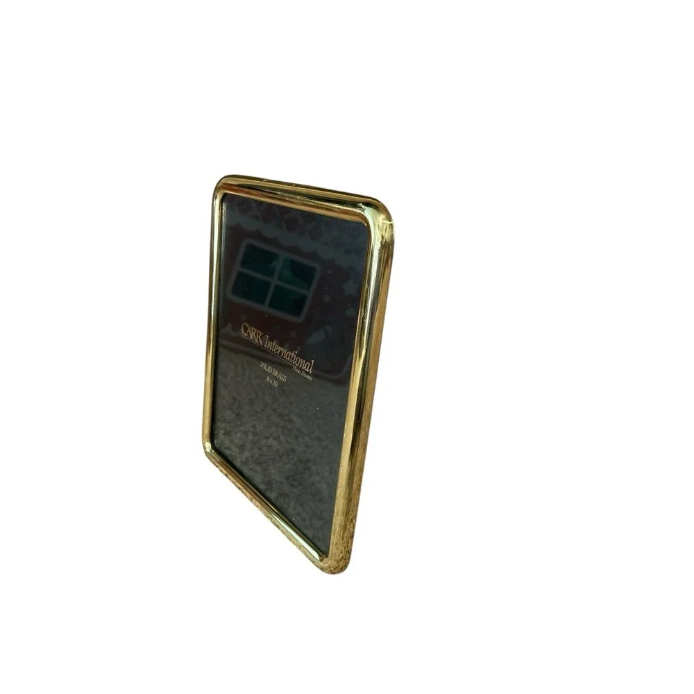 CARR International Solid Brass Photo Frame 8x10 Freestanding‎